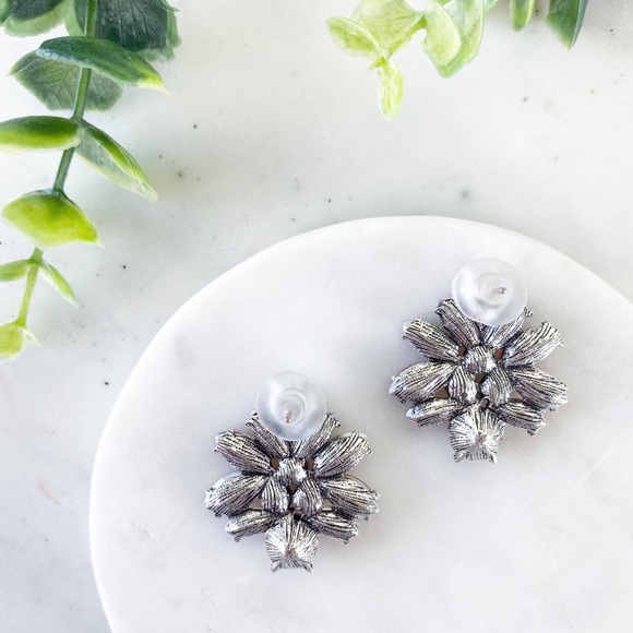 "Merrick" Earrings || Pink Crystal Statement - Picture 6 of 10